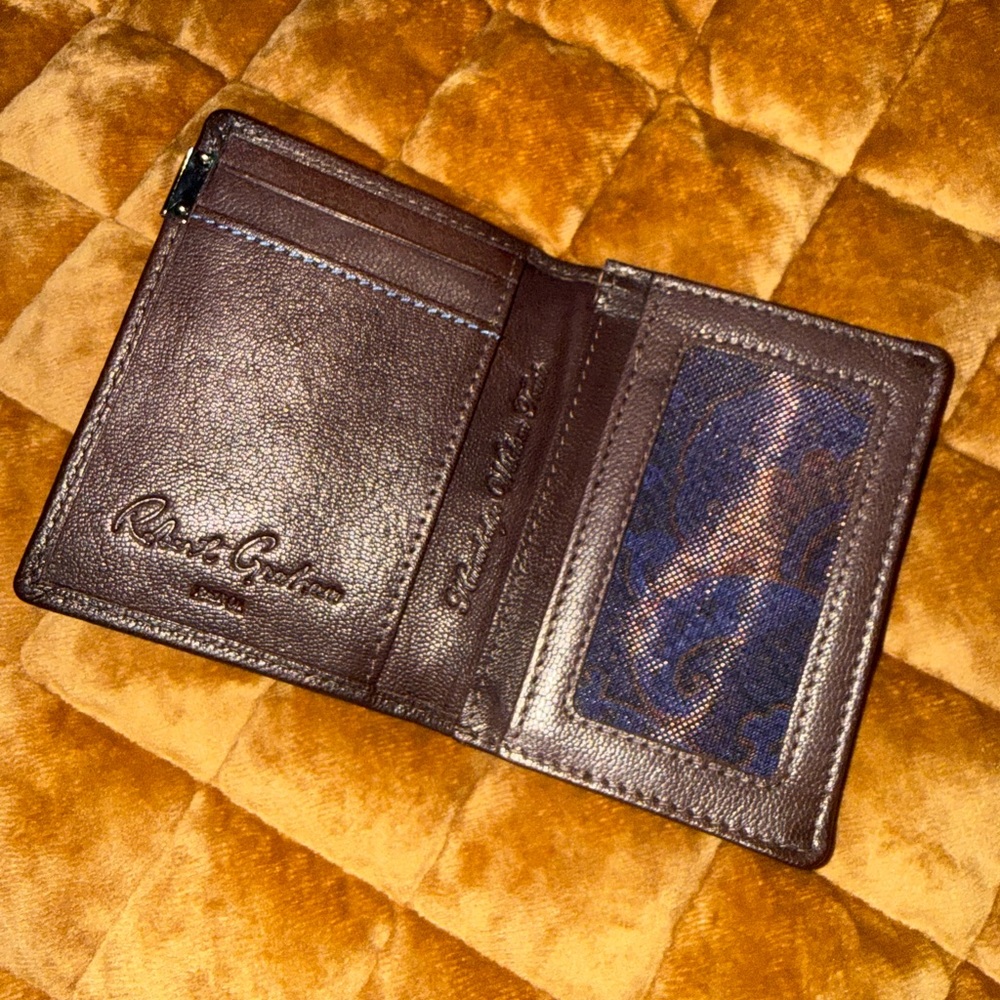 Robert Graham Brown Genuine Leather Wallet